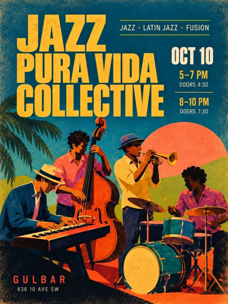 Jazz Saturday with Pura Vida Collective